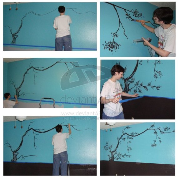 Cherry_Tree_Mural_by_FluffyNabs